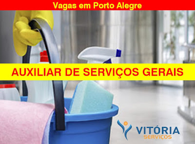 VAGAS PCD: Oportunidade para Aux. Serviços Gerais em Porto Alegre, RJ e SP