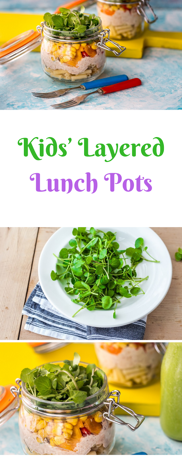 Kids’ Layered Lunch Pots: Back to School with Watercress