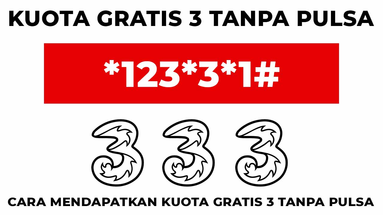 Cara Mendapatkan Kuota Gratis 3 Tanpa Pulsa Dan Aplikasi Klikdisini Id