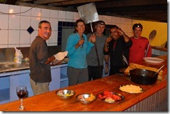 What a committed cook team