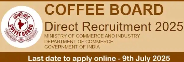 Coffee Board Jobs Vacancy Recruitment 2025
