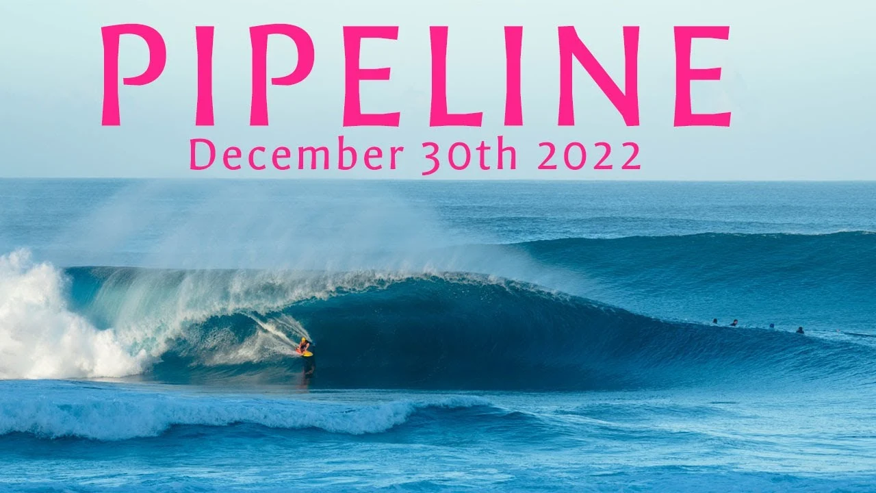 Pipeline December 30th 2022 ft Jamie o'brien, Mason Ho, Koa Rothman and others.