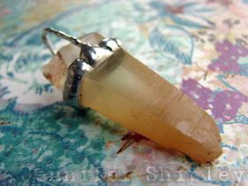 Golden Healer Pendant by DoodlepunkArt (SOLD) from http://www.etsy.com/shop/DoodlepunkArt