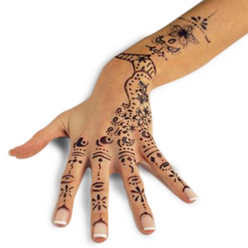 A lot of our clients ask us for the Ohm / Aum symbol henna tattoo.