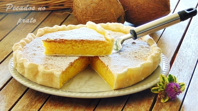 Tarte cremosa de coco 