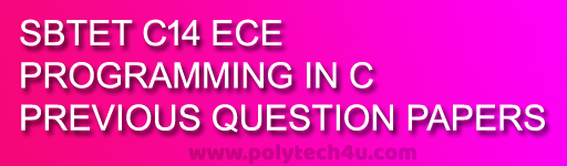 sbtetap c-14 dece programming in c previous exam papers diploma