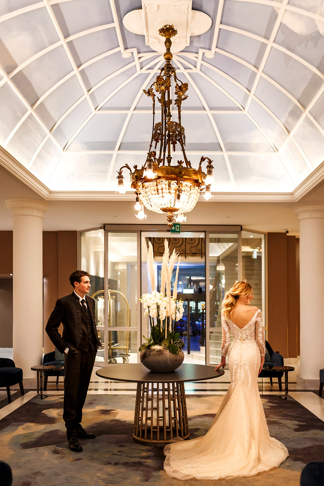 Hochzeit im Hotel Suisses Majestic in Montreux, Schweiz