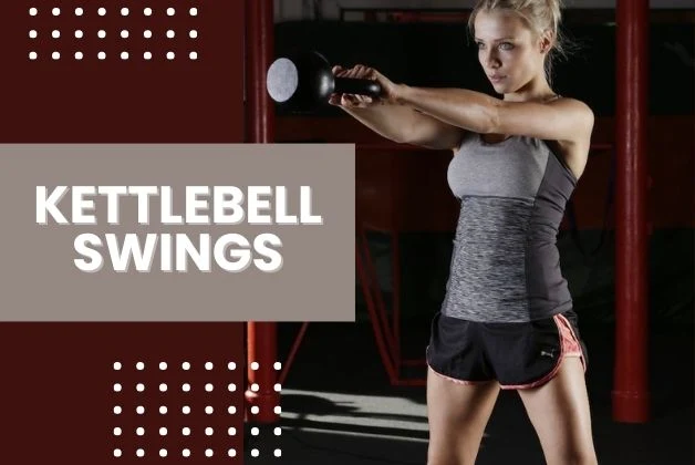 Exercises to Strengthen Lower Back - Woman demonstrating Kettlebell Swings