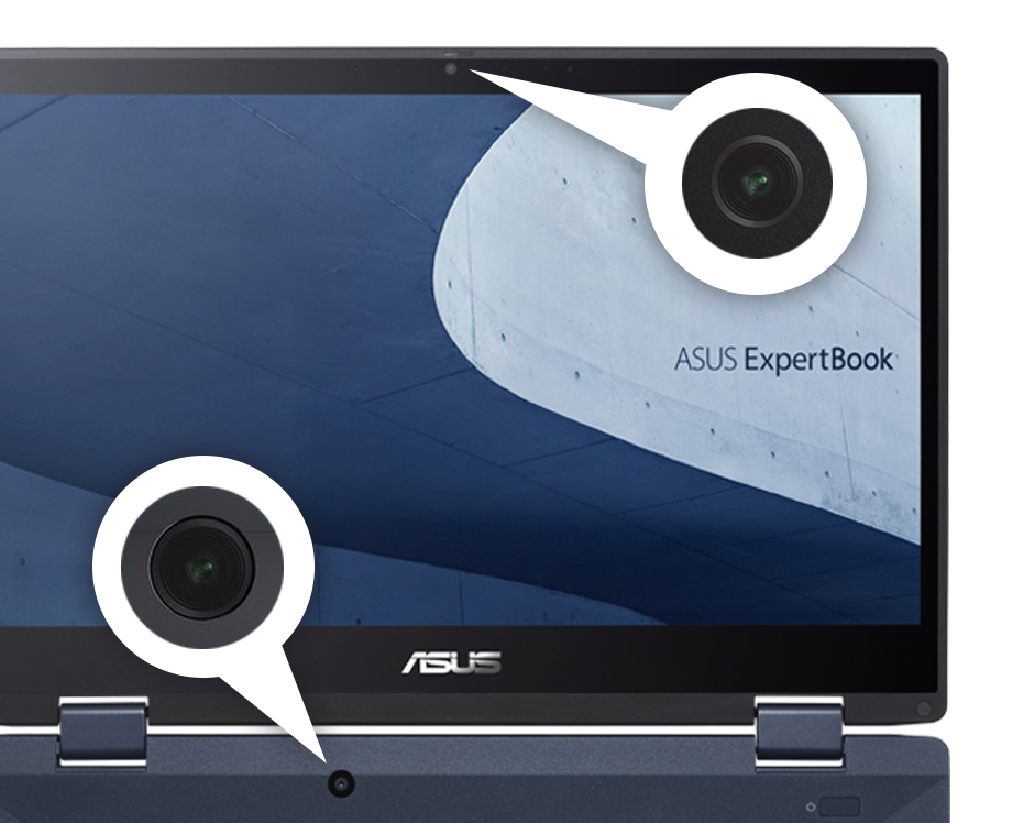 Dual Kamera Asus ExpertBook B3 Flip (B3402)