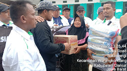 Serikat Tukang Gigi Indonesia (STGI) Demi Kemanusiaan Berikan Bantuan Untuk Korban Gempa Bumi Cianjur