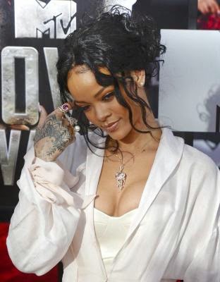 Barbadian singer Rihanna