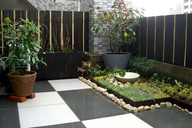 Minimalist Garden in Narrow Land