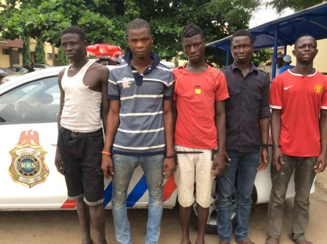 Five Robbery Suspects Arrested During Raid In Different Parts Of Lagos