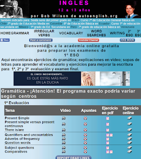  REPASO DE INGLES PARA SECUNDARIA: VÍDEOS, APUNTES, EJERCICIOS PARA IMPRIMIR Y ON-LINE