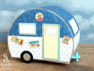 Upcycled Caravan Box by Esselle Crafts