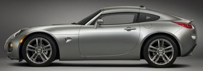 Modern Sports Car Pontiac Solstice Coupe