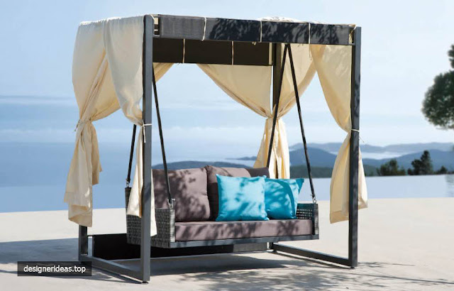 7 Designs of Outdoor Canopy Daybed for the Convenience of Relaxation