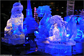 Esculturas de Hielo de la First Night de Boston: Copley Square