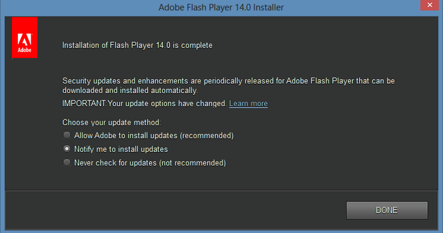 Adobe Flash Player 14 Offline Standalone Latest