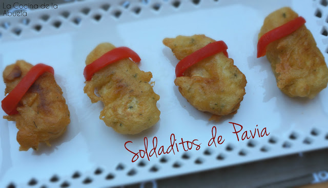 Soldaditos Pavía Fritos bacalao Receta Ingredientes pasos