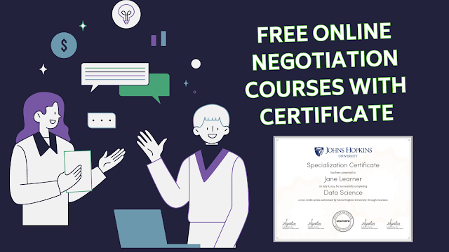 FREE ONLINE NEGOTIATION COURSES WITH CERTIFICATE