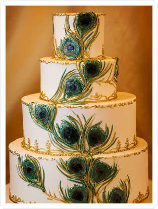Peacock Wedding Cakes