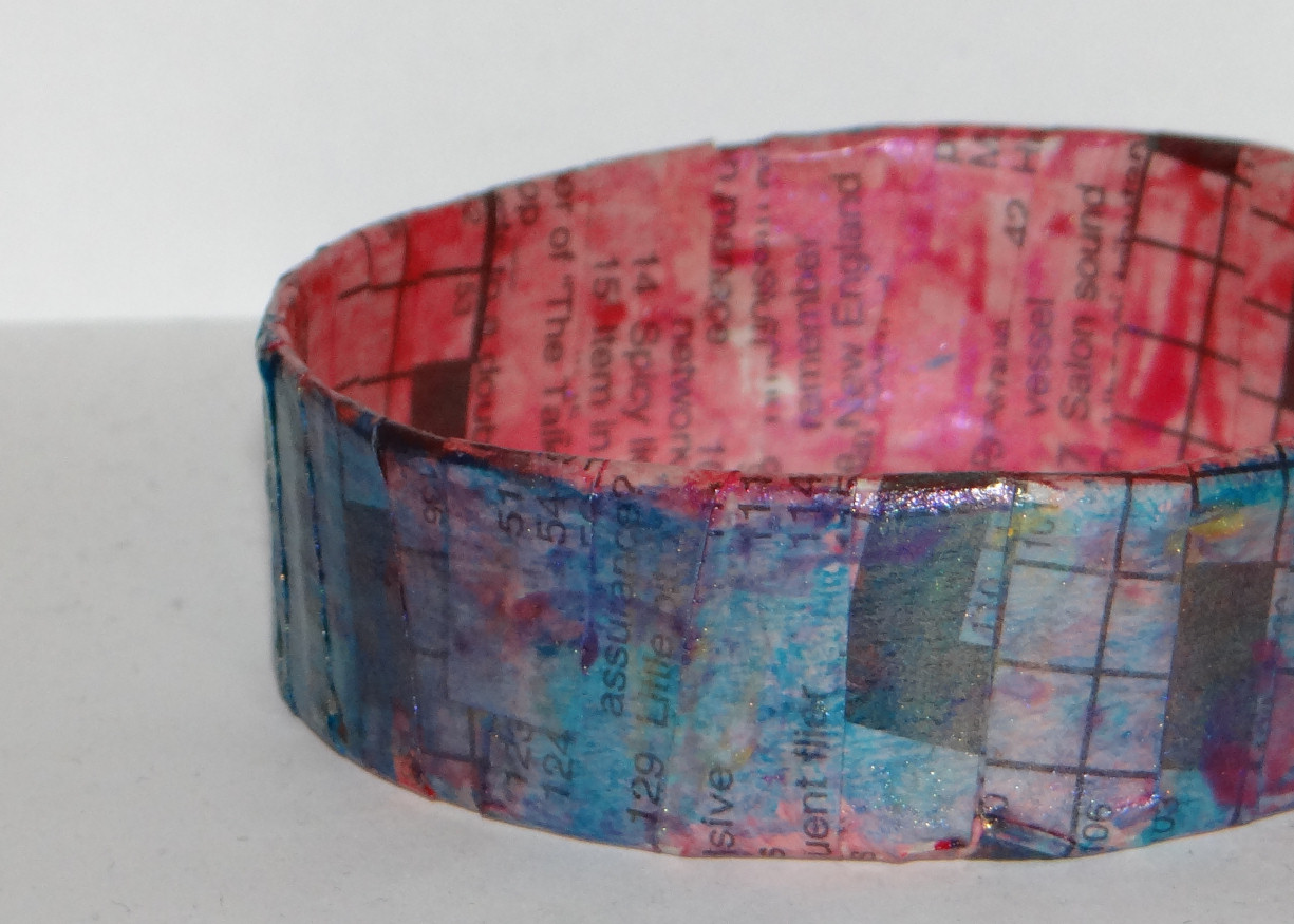 Don't Eat the Paste: Paper Bangle Bracelets- Tutorial