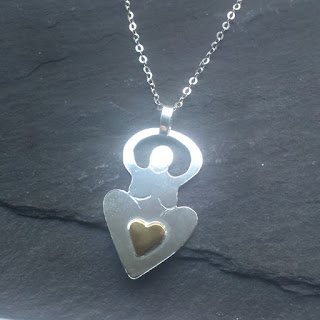 Goddess Heart necklace