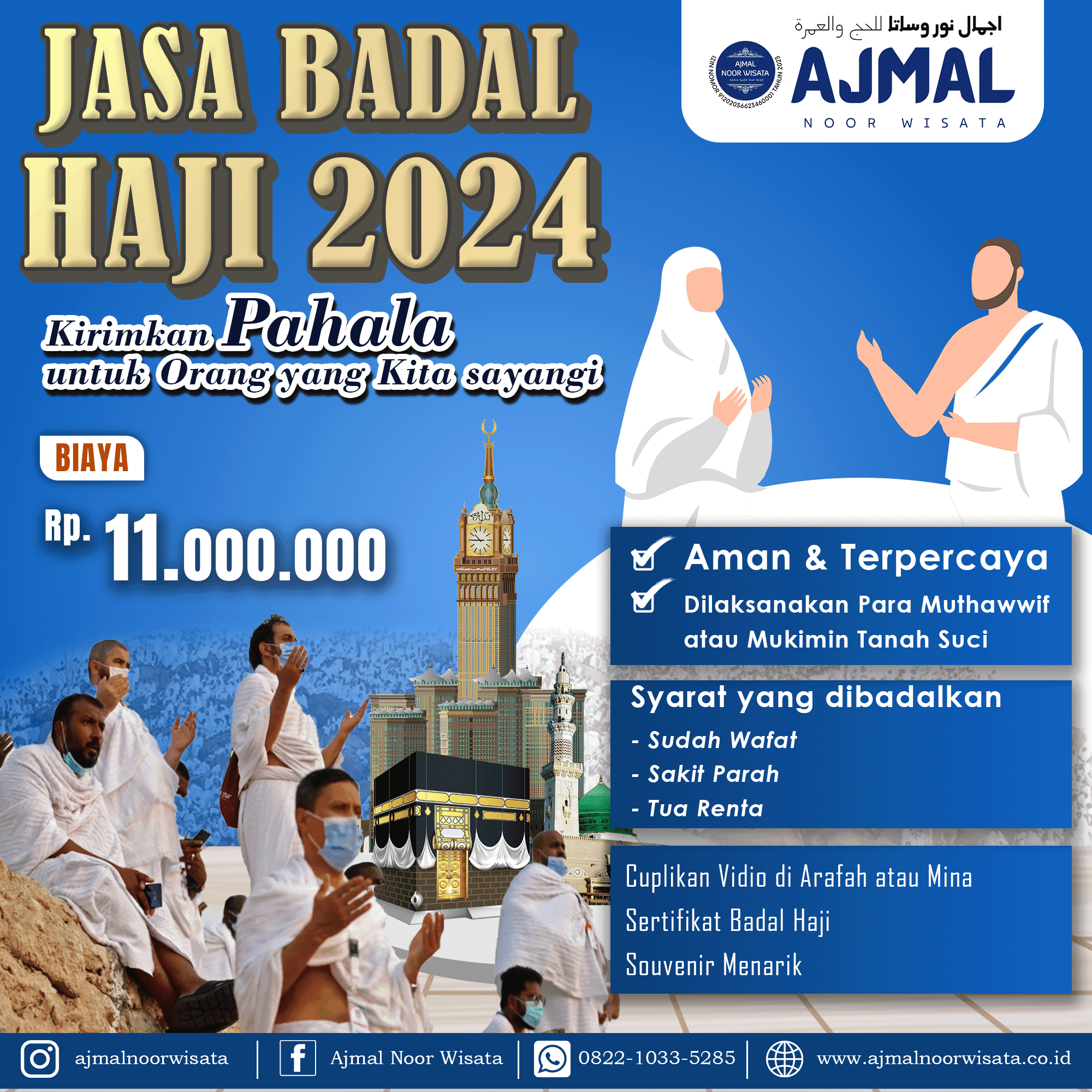 Biaya Badal Haji 2024