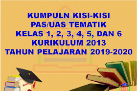 Kumpulan Kisi-kisi Soal PAS/UAS Tematik Kelas 1, 2, 3, 4, 5 Dan 6 SD/MI Kurikulum 2013 Tahun 2022/2023