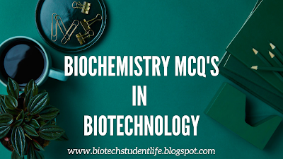 Introduction to biochemistry MCQ's in biotechnology