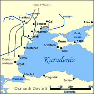 prut savaşı haritasına ait bir resim