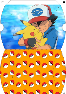 Pokemon Free Printable Pillow Boxes.