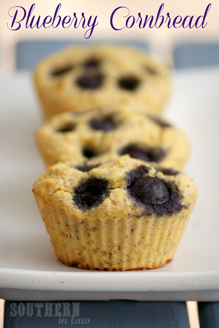 Blueberry Polenta Muffins - Cornmeal, Gluten Free, Low fat, Healthy, Vegan