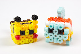 how to make 3d perler bead pokemon and squirtle (free patterns)