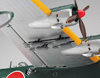 Hasegawa 1/72 Kawanishi H8K2 TYPE 2 FLYING BOAT MODEL 12 (E45) English Color Guide & Paint Conversion Chart