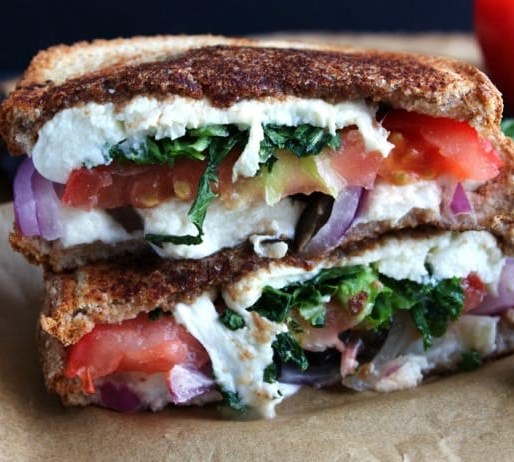 Mediterranean Grilled Cheese Sandwich #lunch #dinner