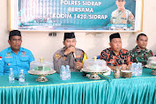 Jumat Curhat, Wakapolres Sidrap: Bersama-sama Jaga Kamtibmas Jelang Nataru dan Pemilu 2024