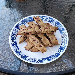 gluten free cranberry almond biscotti