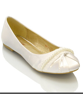 flat bridal shoes