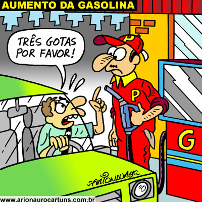 FULERAGEM: GASOLINA SOBE EM ITIÚBA DE R$: 6,94 para R$: 7,17,