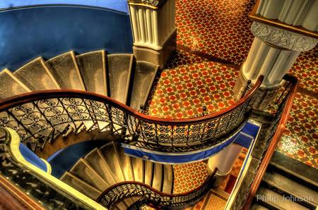 Vertigo Staircase at the QVB Building (Australia)