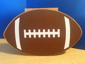 Cricut, Life's A Party, Swiss Dots, Football Card