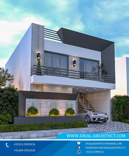 25x50 House Plan | 5 Marla House Design