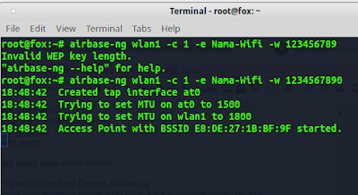 Tutorial Membuat Virtual AccessPoint Dengan Airbase-ng di Kali Linux dan BackBox