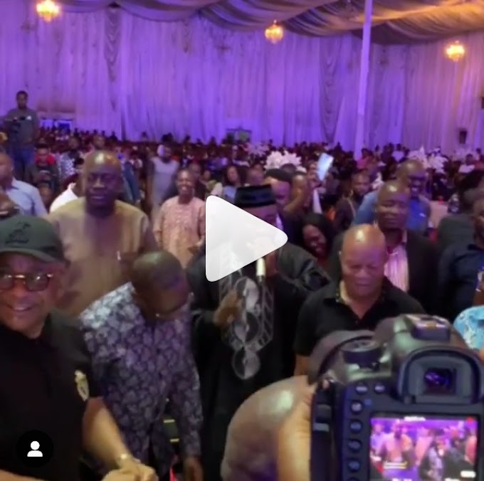 Ifeanyi Arthur Okowa, Executive Governor Of Delta State Dancing with #Harrysong.