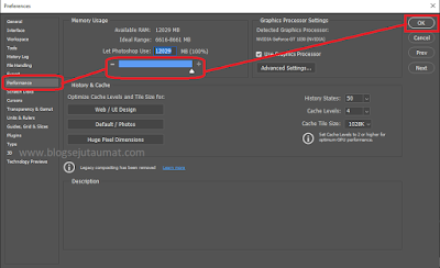 Cara Memaksimalkan Performa Adobe Photoshop