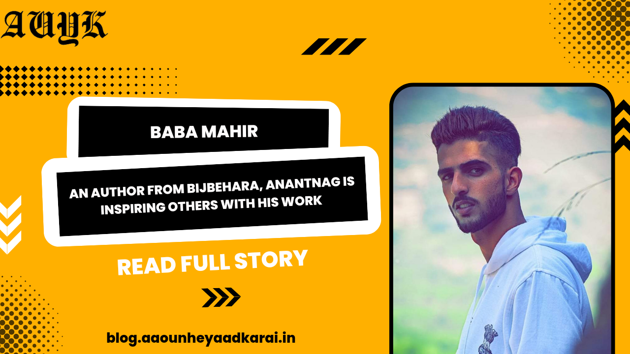 Baba Mahir : An author from Bijbehara, Anantnag is inspiring others with his work