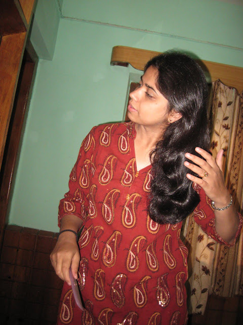 Indian long hair women