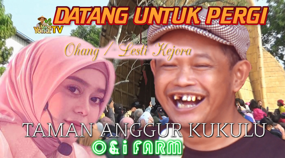 OHANG / LESTI Kejora nyanyi Lagu DATANG UNTUK PERGI di Taman Anggur Subang - O&i Farm Kukulu Subang